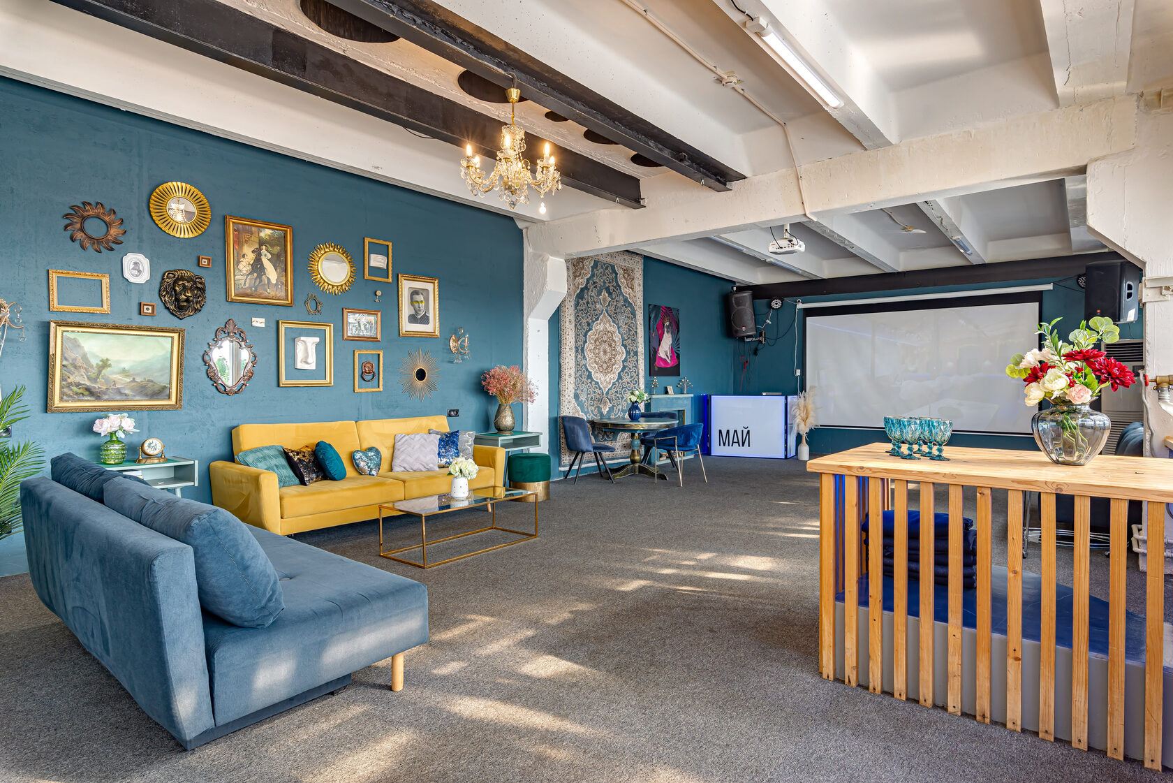 Фотография 4 площадки МАЙ на Электрозаводской: фьюжн‑пространство с верандой, 131 м²